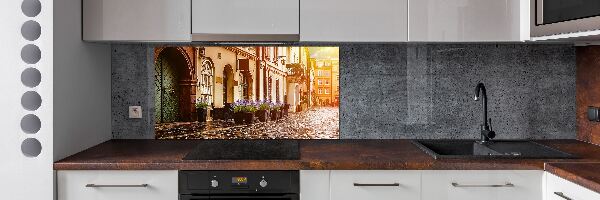 Spatplaat keuken Krakau, Polen