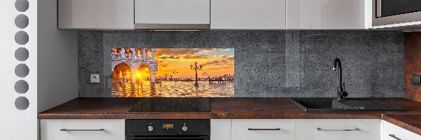 Glazen achterwand keuken Venetië, Italië