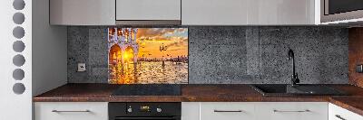 Glazen achterwand keuken Venetië, Italië