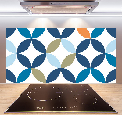 Spatplaat keuken Geometrische achtergrond