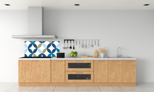 Spatplaat keuken Geometrische achtergrond