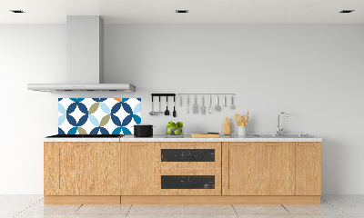 Spatplaat keuken Geometrische achtergrond