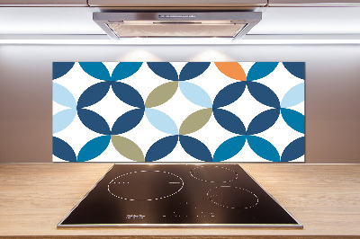 Spatplaat keuken Geometrische achtergrond