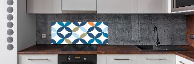 Spatplaat keuken Geometrische achtergrond