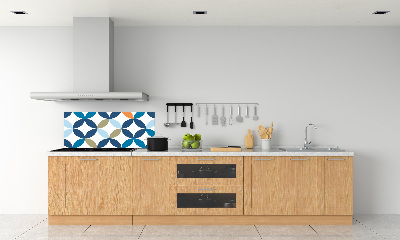 Spatplaat keuken Geometrische achtergrond