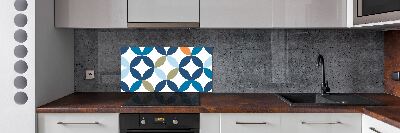 Spatplaat keuken Geometrische achtergrond