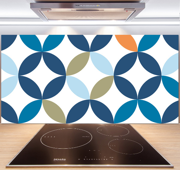 Spatplaat keuken Geometrische achtergrond