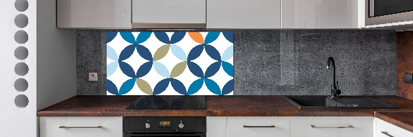 Spatplaat keuken Geometrische achtergrond