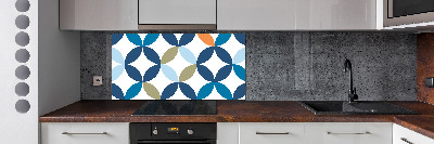 Spatplaat keuken Geometrische achtergrond