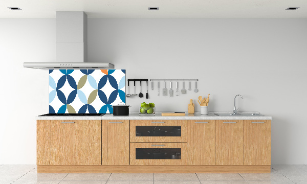 Spatplaat keuken Geometrische achtergrond