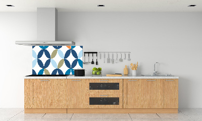 Spatplaat keuken Geometrische achtergrond