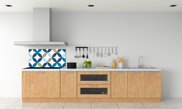 Spatplaat keuken Geometrische achtergrond