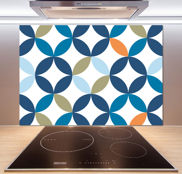 Spatplaat keuken Geometrische achtergrond