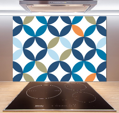 Spatplaat keuken Geometrische achtergrond