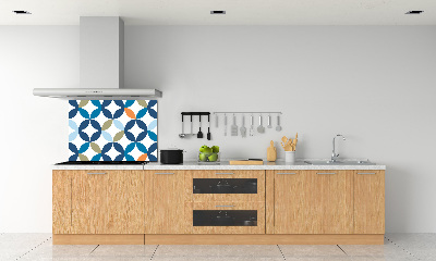 Spatplaat keuken Geometrische achtergrond
