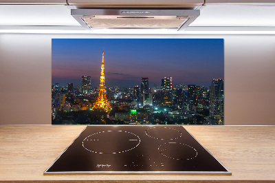Spatscherm keuken Tokyo Tower