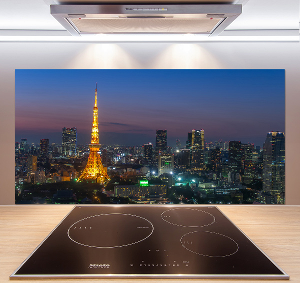 Spatscherm keuken Tokyo Tower