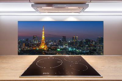 Spatscherm keuken Tokyo Tower