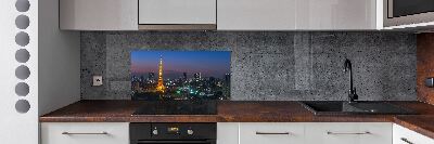 Spatscherm keuken Tokyo Tower