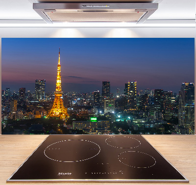 Spatscherm keuken Tokyo Tower