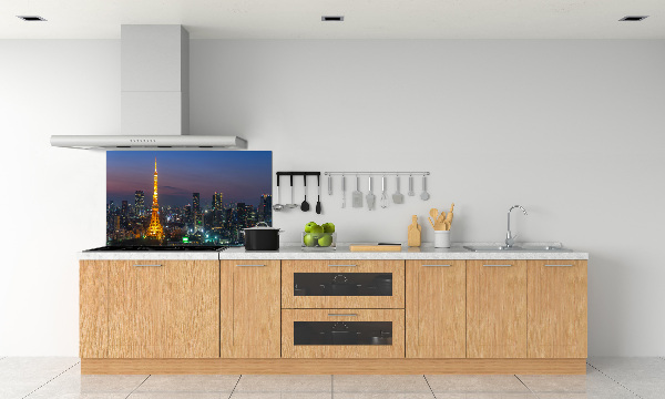 Spatscherm keuken Tokyo Tower