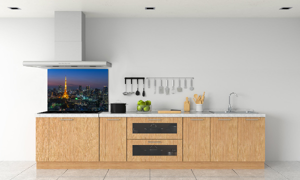 Spatscherm keuken Tokyo Tower