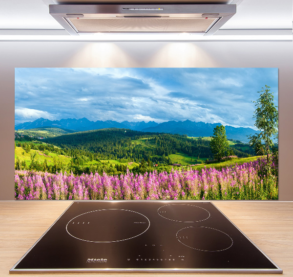 Keuken achterwand Lavendel in de bergen