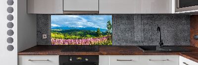 Keuken achterwand Lavendel in de bergen