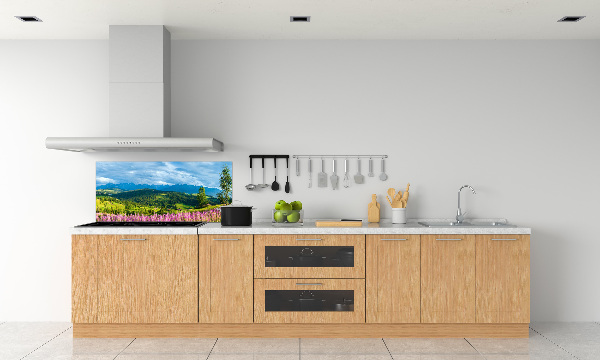 Keuken achterwand Lavendel in de bergen