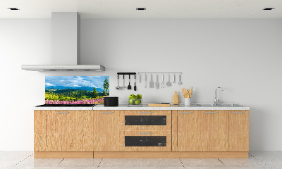 Keuken achterwand Lavendel in de bergen