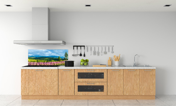 Keuken achterwand Lavendel in de bergen