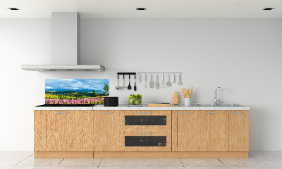 Keuken achterwand Lavendel in de bergen