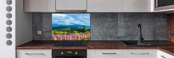 Keuken achterwand Lavendel in de bergen