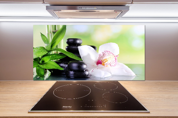 Panel między meble w kuchni Orchidea