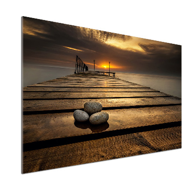 Achterwand keuken Houten steiger