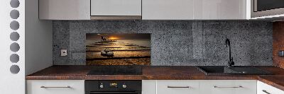 Achterwand keuken Houten steiger