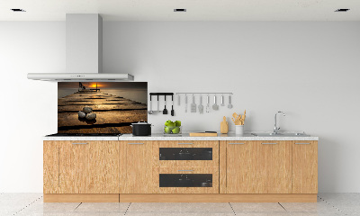 Achterwand keuken Houten steiger