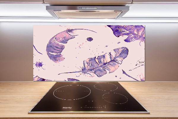 Keuken achterwand veren