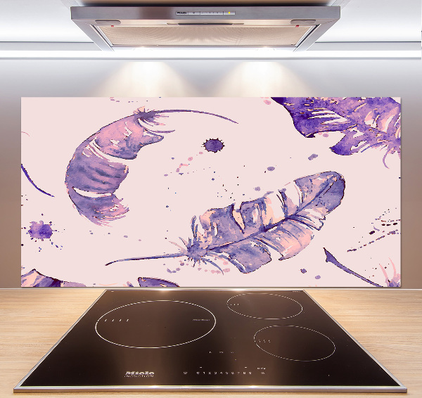 Keuken achterwand veren