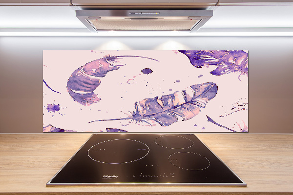 Keuken achterwand veren