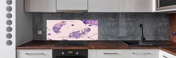 Keuken achterwand veren