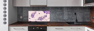 Keuken achterwand veren