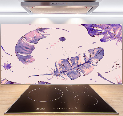 Keuken achterwand veren