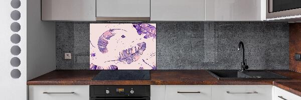 Keuken achterwand veren