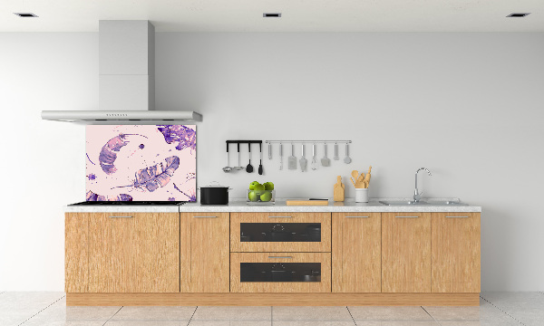 Keuken achterwand veren