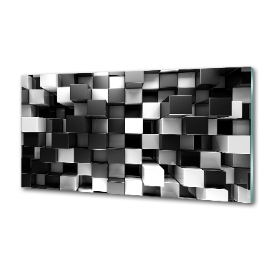 Panel do kuchni Abstrakcja kostki