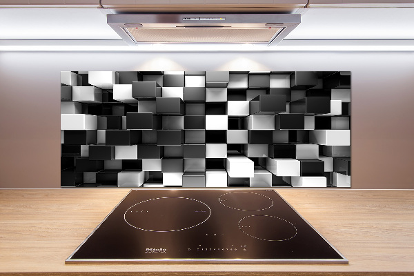 Panel do kuchni Abstrakcja kostki