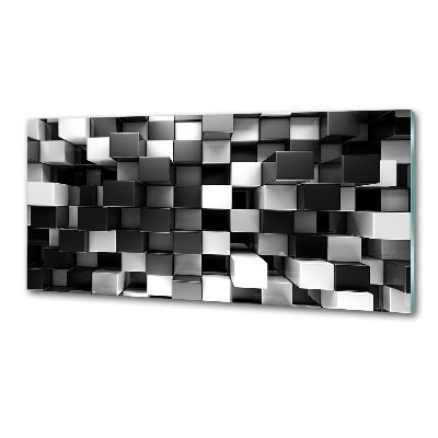 Panel do kuchni Abstrakcja kostki