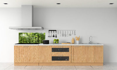 Spatscherm keuken Tropisch bos