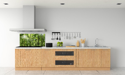 Spatscherm keuken Tropisch bos